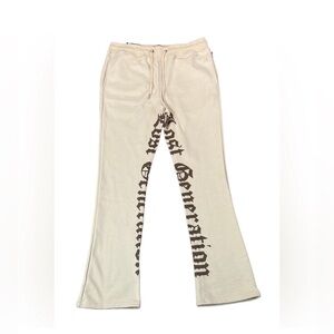 Men's "Lost Generation" Stacked Terry Pants NWT